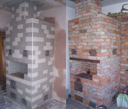 Облицовка и отделка печи в доме своими руками. Чем можно облицевать печь из кирпича, варианты отделок