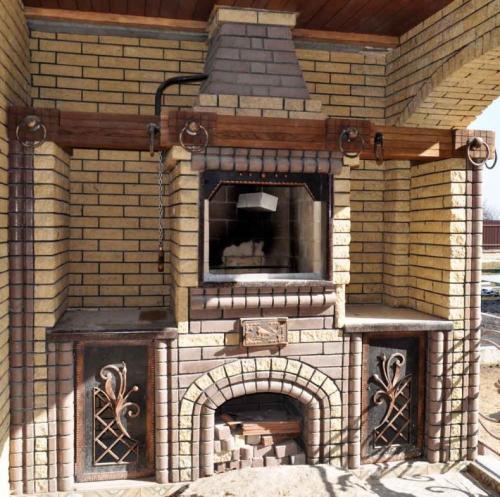 Как выложить камин в частном доме. Устройство камина из кирпича