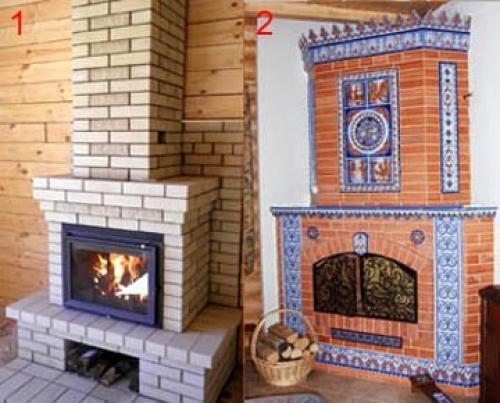 Декоративный камень на печку. Традиционные способы