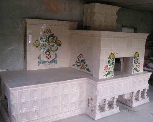 Чем обклеить печку. Материалы для облицовки