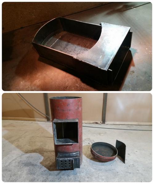 Печь из баллона своими руками. Дровяная печь из газового баллона своими руками