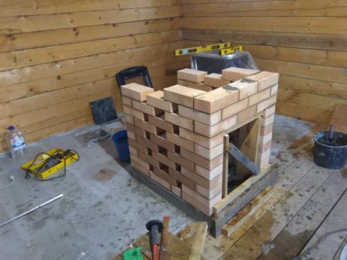 Подиум под печь в бане. Как сделать подиум и обложить печь для бани кирпичом своими рукам