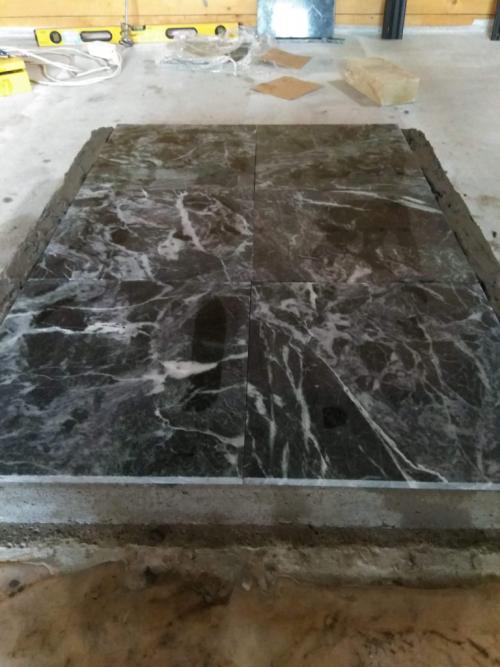 Подиум под печь в бане. Как сделать подиум и обложить печь для бани кирпичом своими рукам