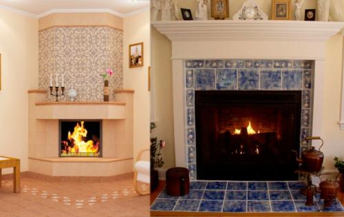 Чем облицевать камин. Керамическая плитка – проверенный материал