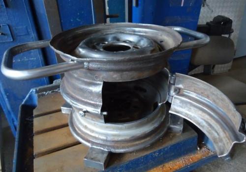 Печка из дисков в баню. Чем хороша банная печь из дисков