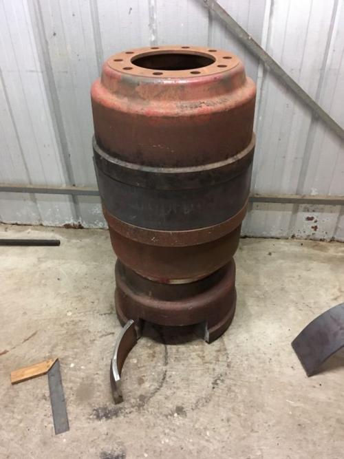 Буржуйка из автомобильных дисков. Изготовление печи из автомобильных дисков