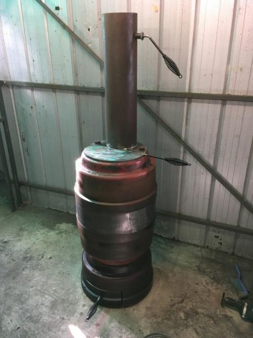 Буржуйка-печь из автомобильных дисков. Изготовление печи из автомобильных дисков