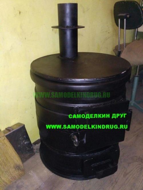 Печь из дисков в гараж. Печь из автомобильных дисков для гаража