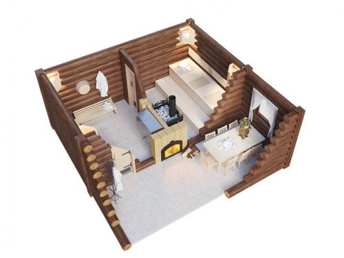 Установка печи в бане из блоков. Печь в бане: выполняем установку правильно и безопасно