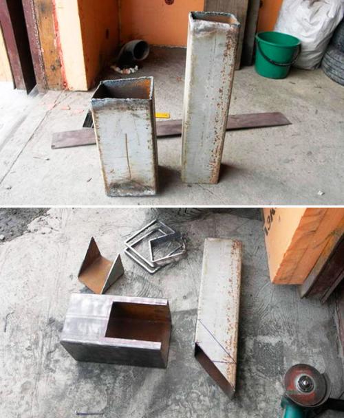 Ракетная печь из профильной трубы чертеж. Как сделать ракетную печь своими руками