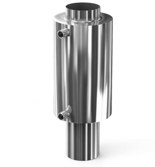 Съем тепла с дымохода. Жидкостные устройства