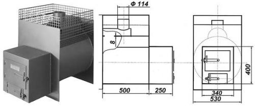 Металлическая банная печь своими руками: чертежи. Особенности конструкции, чертежи