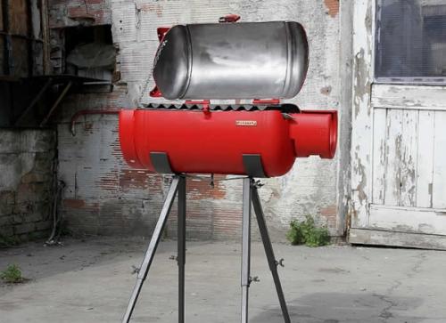 Мангал из газового баллона с крышей. Мангал из газового баллона с коптильней, казаном. Чертеж с размерами