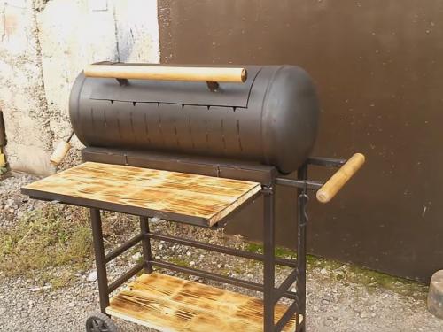 Мангал из газового баллона чертежи с размерами. Как сделать мангал из газового баллона своими руками? Чертеж и размеры мангала
