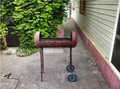 Красивый мангал из газового баллона. Особенности