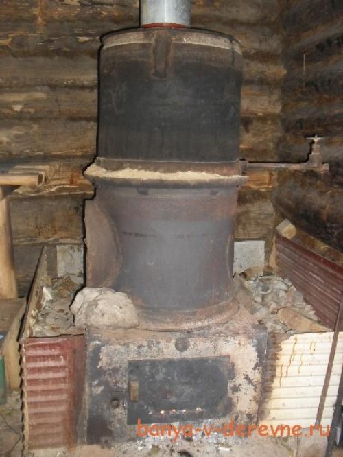 Печь для бани из дисков от комбайна. Самодельная печь из колесных дисков