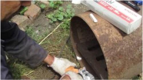 Печь для бани из двух газовых баллонов. Выбор конструкции