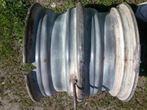 Печь для казана из дисков с трубой. Делаем своими руками