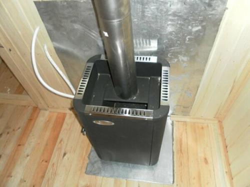 Газовая печь для бани ермак.