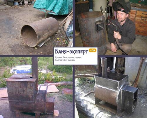 Правильная печь для бани из трубы. Как сделать печь для бани из трубы своими руками – инструкция и советы мастера