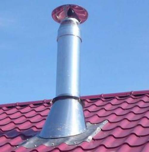 Дымоход в бане через крышу. Как правильно провести трубу в бане через потолок и крышу