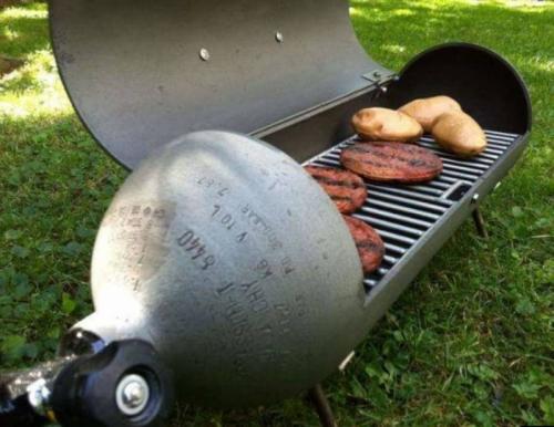 Мангал из газового баллона своими руками чертежи. Мангал из газового баллона своими руками — чертежи с размерами: казан, барбекю, паровоз, гриль, коптильня + фото мангала