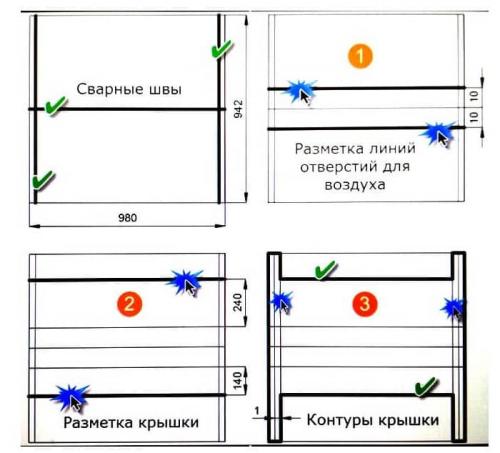 Мангал из газового баллона размеры. Как сделать мангал из газового баллона своими руками