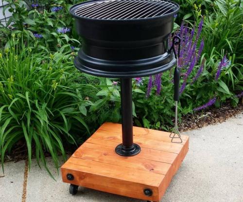 Мангал из газового баллона своими руками чертежи. Мангал из газового баллона своими руками — чертежи с размерами: казан, барбекю, паровоз, гриль, коптильня + фото мангала