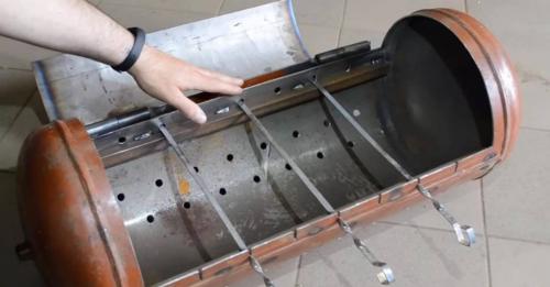 Мангал из газового баллона чертежи с размерами. Как сделать мангал из газового баллона своими руками