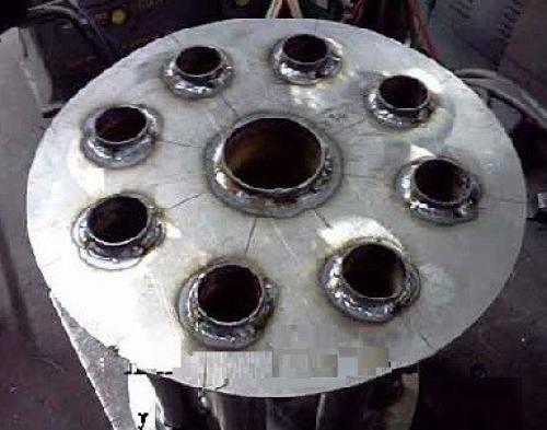 Печь в гараж с теплообменником. Воздушный теплообменник