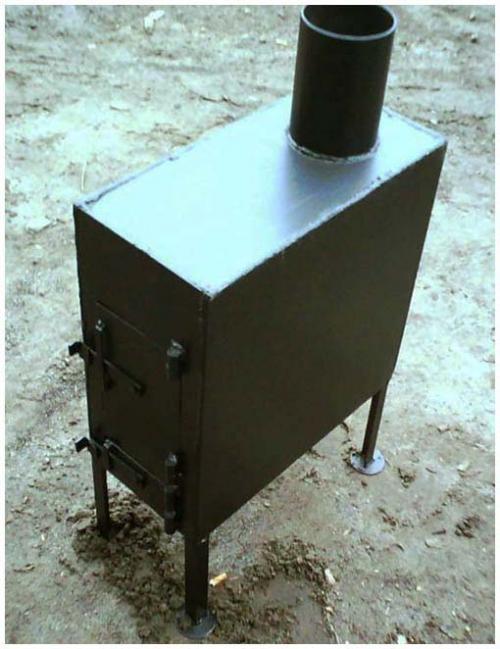 Печь в гараж своими руками. Делаем экономичную буржуйку на дровах