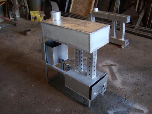 Толщина металла для печки в гараж. Печь на отработанном масле