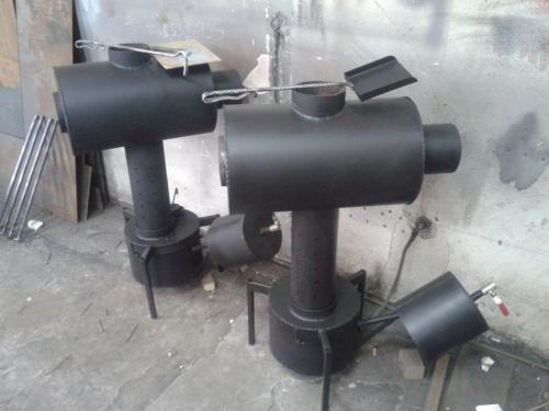 Толщина металла для печки в гараж. Печь на отработанном масле