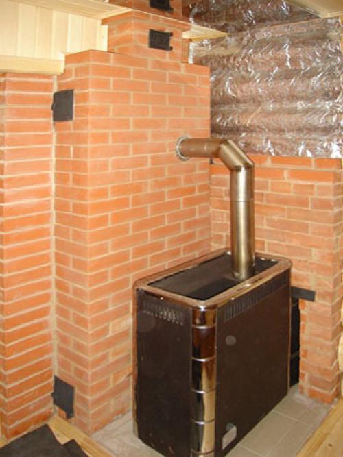 Как сделать дымоход в бане из кирпича. Кирпичные трубы к металлическим печам бани, как выложить