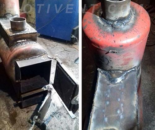 Металлическая печь своими руками: чертежи. Изготовление буржуйки – пошаговая инструкция