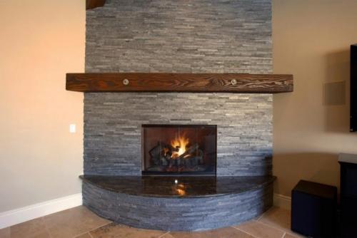 Чем сделать облицовку камина. Отделка камина своими руками 06