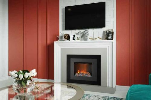 Отделка камина в современном стиле. Штукатурка каминов