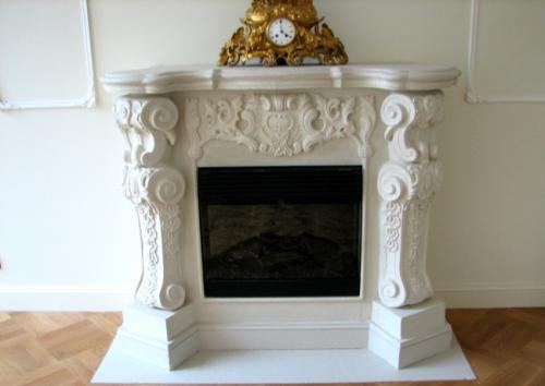 Отделка камина гипсом. Методика строительства