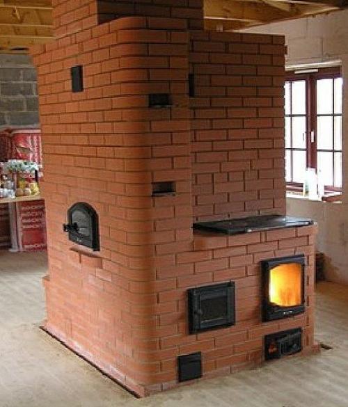 Отопительно-варочная печь своими руками с порядовкой. Модели отопительно-варочных печей