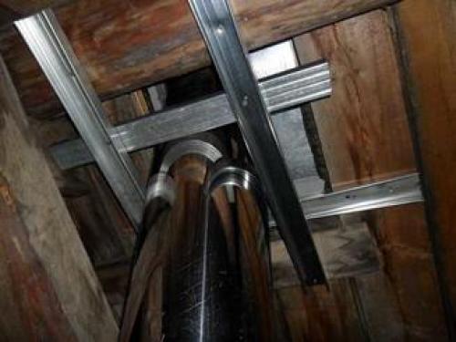 Дымоход в бане через крышу. Как правильно провести трубу в бане через потолок и крышу