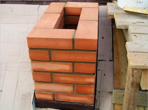 Дымоход в бане из кирпича. Конструкция банного дымохода из кирпича 05