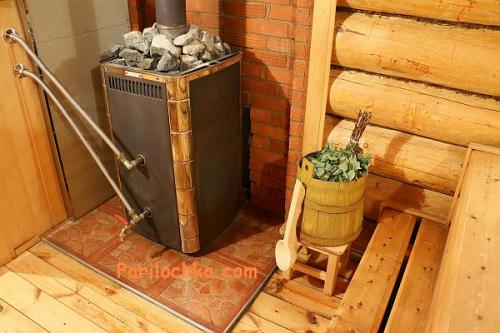 Что стелят под печку в бане. Как залить фундамент под печь в бане? 05