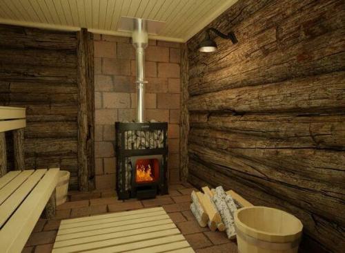 Финская печь.