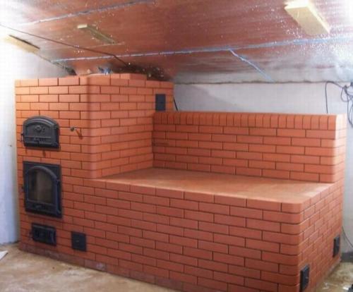 Кирпичные печи для дома с варочной плитой. Кухонные плиты из кирпича 05