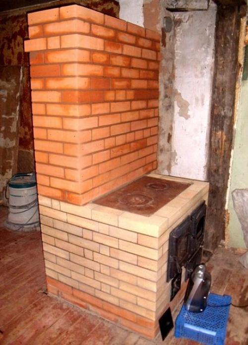 Отопительно-варочные печи из кирпича порядовка. Модели отопительно-варочных печей